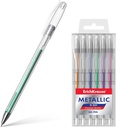 Gel Pen Erichkrause R-301 Metallic (Set Of 6 Pcs)