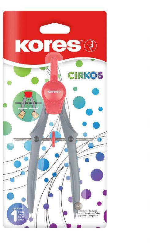 CIRKOS, Compass Plastic, 1 pcs