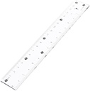 Ruler Plastic 20cm 180405 Transparent