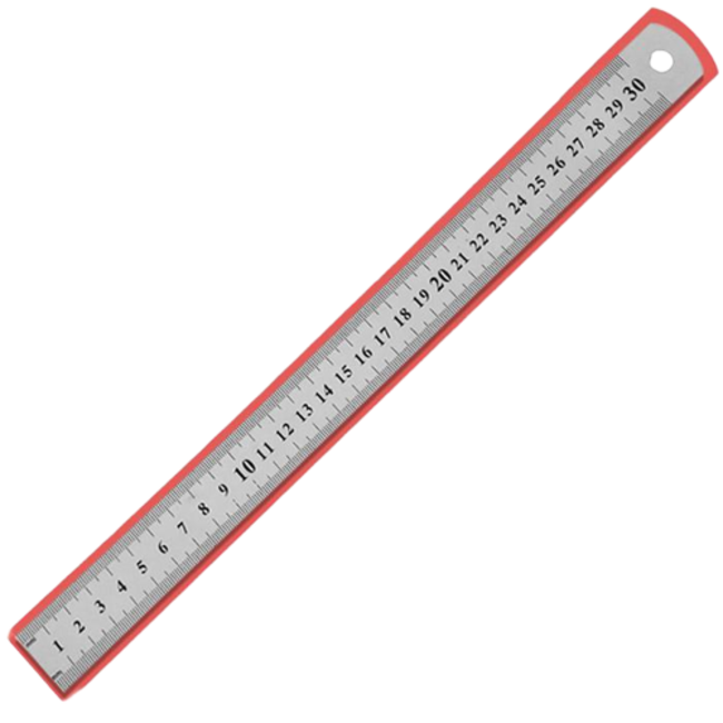 Ruler 30cm Steel Assorted Color