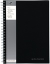 Notebook A4 Lined, With Margin & Elastic Strap, 80Sh, 90Gsm, Perforated Pages, Spiral Linen Covers