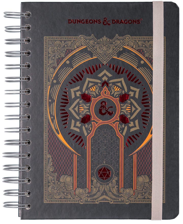Dungeons And Dragons A5 Hardcover Bullet Journal