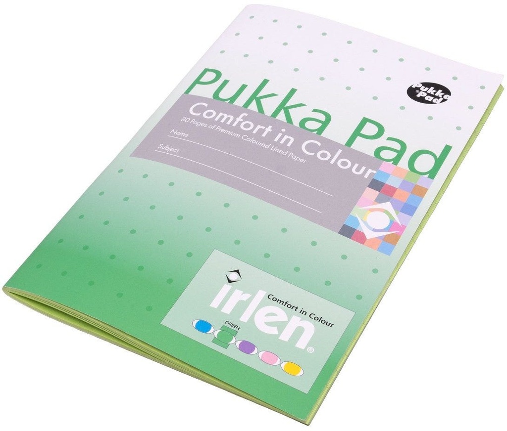 Pukka Irlen A4 Jotta Green