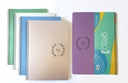 Subject 3 Notebook 120SH, A4, 70Gsm PP Cover, Spiral Metallic