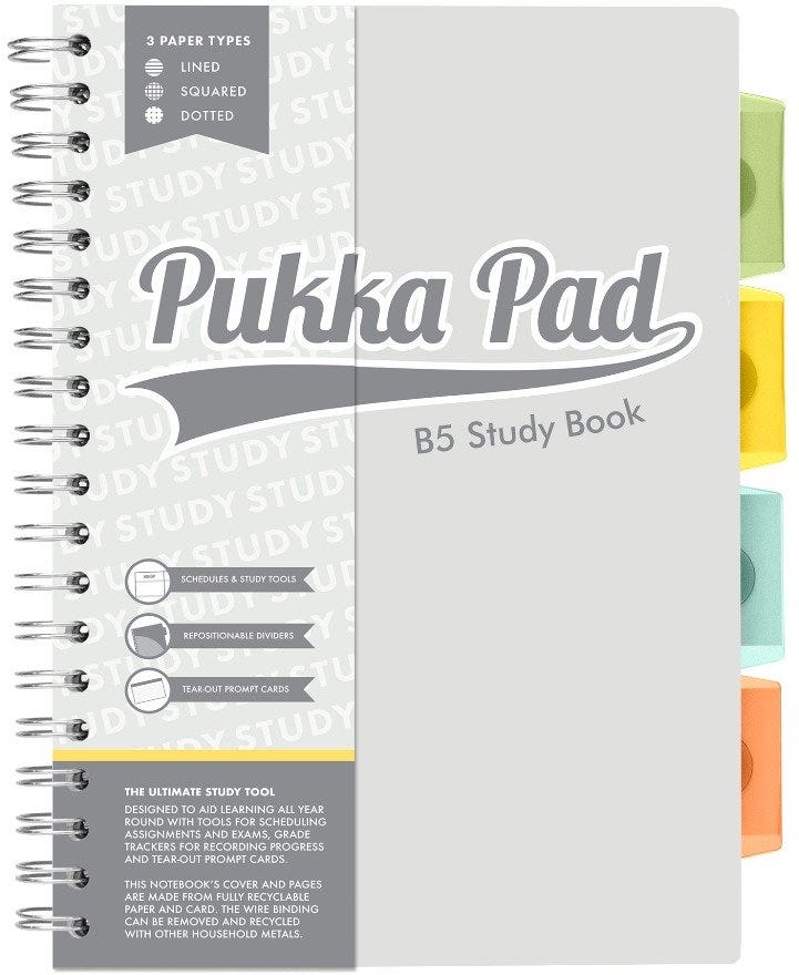 Pukka Pad B5 Study Book