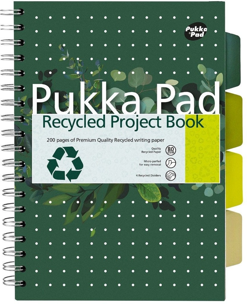 B5 Recycled Project Book (4 Packs Of 3)