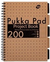 Kraft A4 Project Book 4 packs of 3 per box