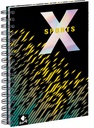 Notebook A5, Double Wire, 120Page, Squared - XSPORTS - 2022/2023