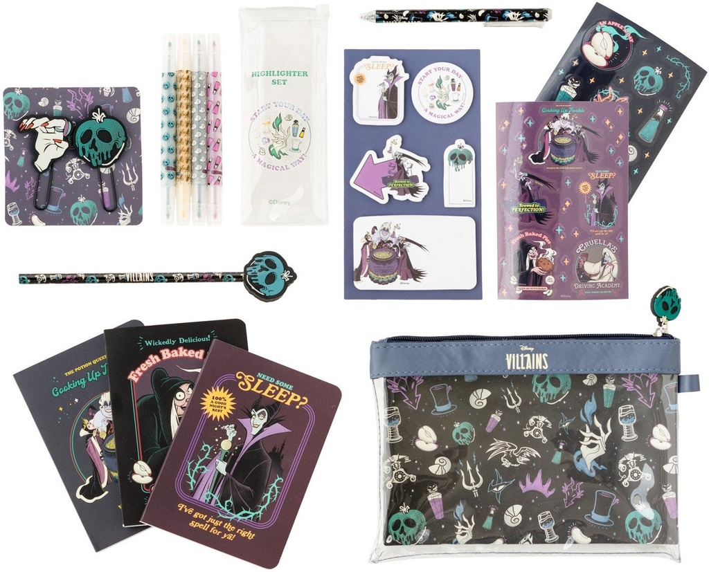 Disney Villains Stationery Set