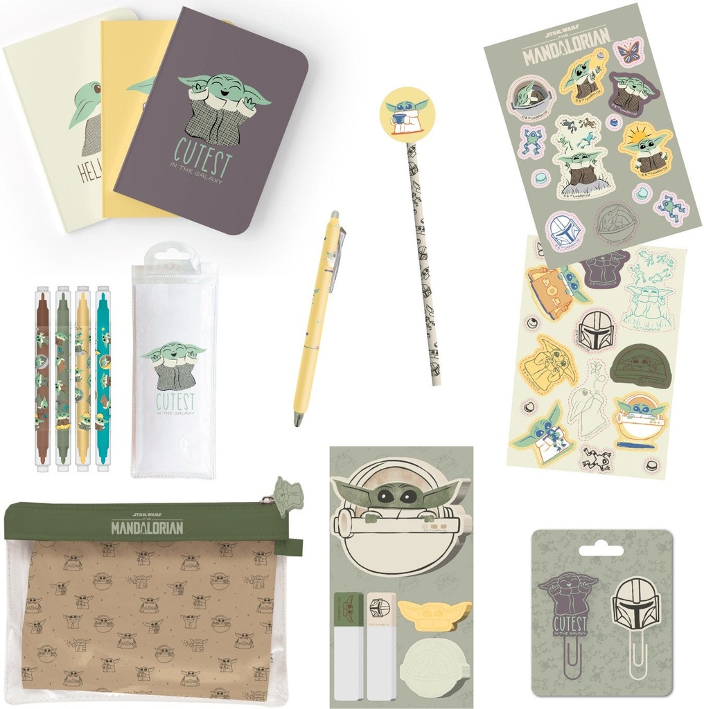 Grogu Stationery Set