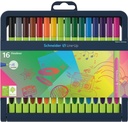 Fineliner Line-Up 0,4 Assorted Adjustable Pencil Case Stand 16 Pieces Schneider