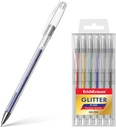 Gel Pen Erichkrause R-301 Glitter (Set Of 6 Pcs)