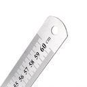 Ruler 60cm Steel Assorted Color
