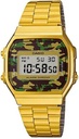 Watch Digital Type - Chrome Plated Resin - Gold - WR 50M A168WEGC-3DF