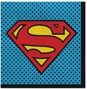 Superman Lunch Napkin, 16Pcs