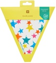BIRTHDAY BRIGHTS STAR, ECO BUNTING, 12 FLAGS, 3M