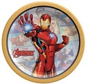 Iron Man Paper Plates 7In, 8Pcs