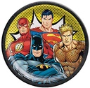 Justice League Paper Plates 9In, 8Pcs
