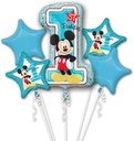 P75 Mickey S 1St Birthday Balloon Bouquet