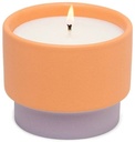 Colour Block Ceramic Candle 6 oz./170g - Orange - Violet & Vanilla