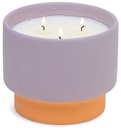 Colour Block Ceramic Candle 16 oz./453g - Purple - Violet & Vanilla
