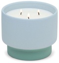 Colour Block Ceramic Candle 16 oz./453g - Blue - Saltwater Suede