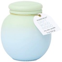 Orb Ombre Glass Candle 5 oz./141g - Green & Blue - Driftwood Indigo