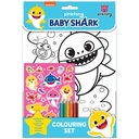 Baby Shark Colouring Set