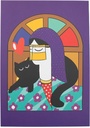 Mubarak Art Print - Purple