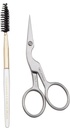 Brow Shaping Scissor and Brush=2pcs