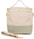 Cement Colour Block Petite Lunch Poche