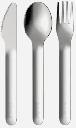 Pocket Utensil Set Charcoal