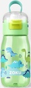 Zoku Green Dino Kids Flip Bottle 475ml