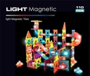 Magnetic Tiles 110pcs with Light