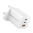 Momax Oneplug 67W 3 Port Gan Wall Charger White