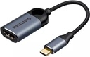 Philips USB C to 4K HDMI Adapter - SWV6001/00 Black