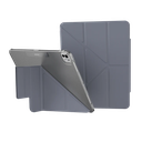 Mageasy Facet Folding Folio Case For Ipad Air 13", M2, Stain-Resistan- Alaskan Blue
