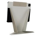 Mageasy Facet Folding Folio Case For Ipad Air 13", M2, Stain-Resistan, Gray Starlight