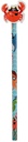 Ahoy Ocean Pirate Friends Pencil With Eraser Topper