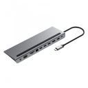Powerology 11 in 1 Multi- USB-C Hub-GY