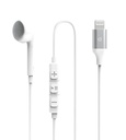Powerology Mono Earphone Lightning Connector White