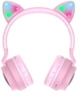 Hoco W27 Cat Ear Wireless Earphones Pink