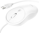 HOCO GM13 Esteem business wired mouse white