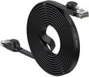 Baseus High Speed Six Types Of RJ45 Gigabit Network Cable (Flat Cable)10M Black