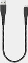 Energea Nyloflex Cable, Charge And Sync Tough Lightning C89 Mfi 30Cm – Black