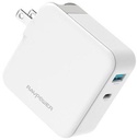 RAVPower AC Adapter 65W PD 65W+QC 3.0 18W UK - White