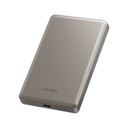 Energea Alupac Air, 10000Mah Ultra Light Aluminium Magsafe Compatible Power Bank - Natural