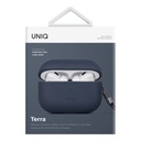 UNIQ TERRA GENUINE LEATHER AIRPODS PRO 2ND GEN (2022) CASE - SPACE BLUE (SPACE BLUE)