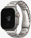 Uniq Osta Apple Watch Steel Strap With Self-Adjustable Links 49/45/44/42Mm - Titanium (Silver)