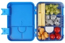 Bonjour Snax Box Bento Mini Lunch Box 6/4 Compartments (Blue Monster Truck)